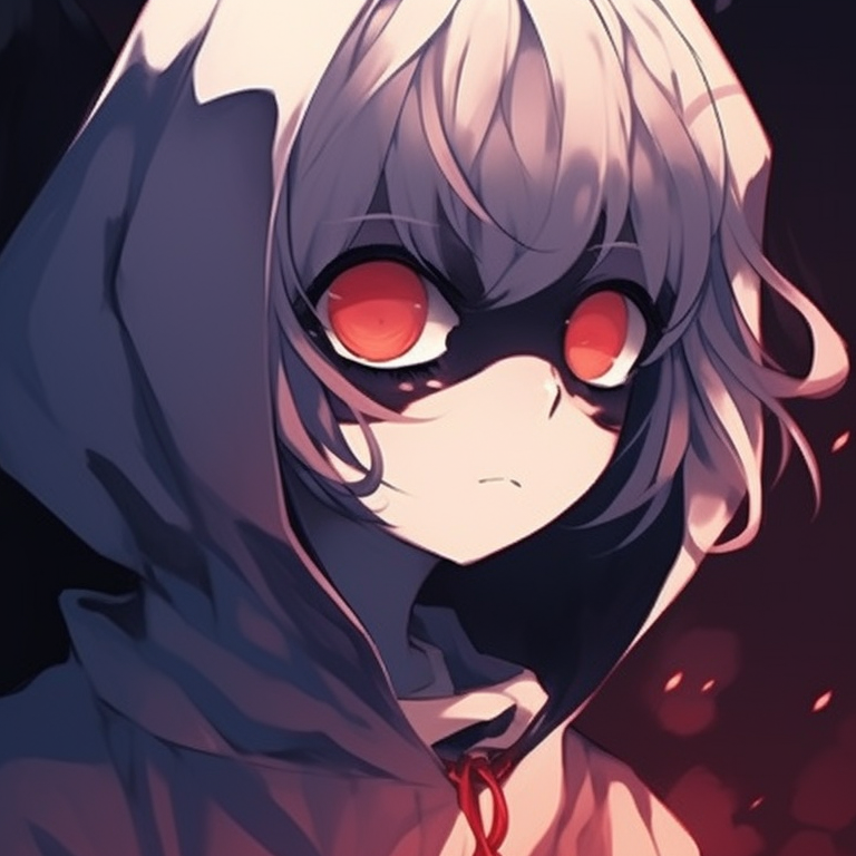 Two characters, sharing a moment of sorrowful calm, immersed in a background of autumn hues and whispering ghosts. sad and spooky matching halloween pfps pfp for discord.