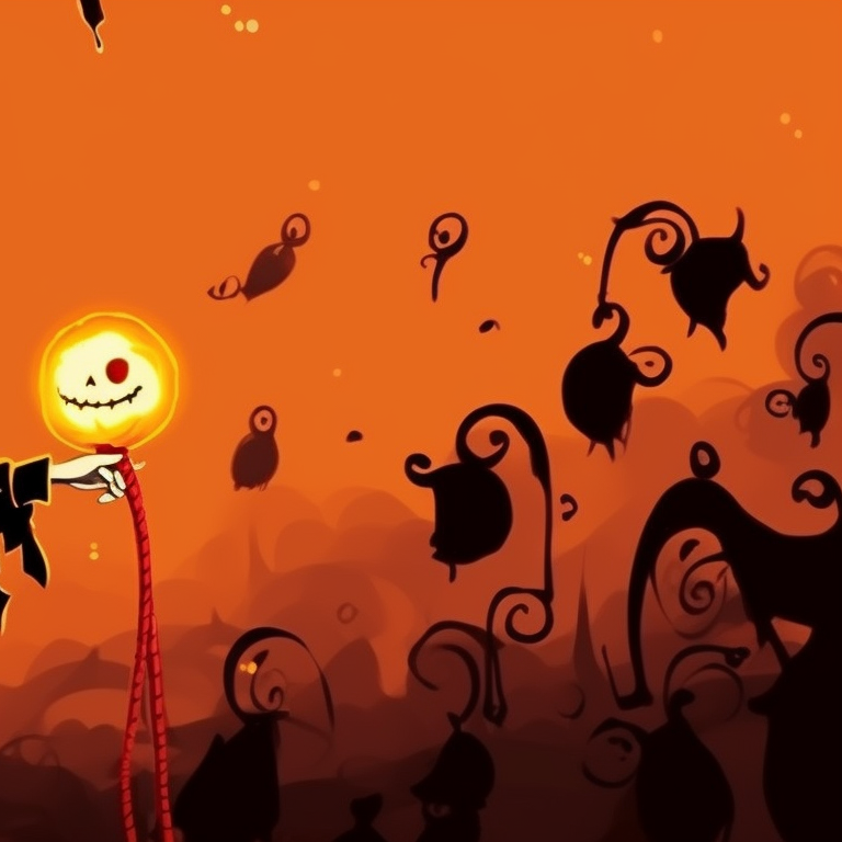 Stickman characters, shaped as ghosts, stark black-and-white contrast, playful fright on their faces. stickman pfp in halloween settings pfp for discord.