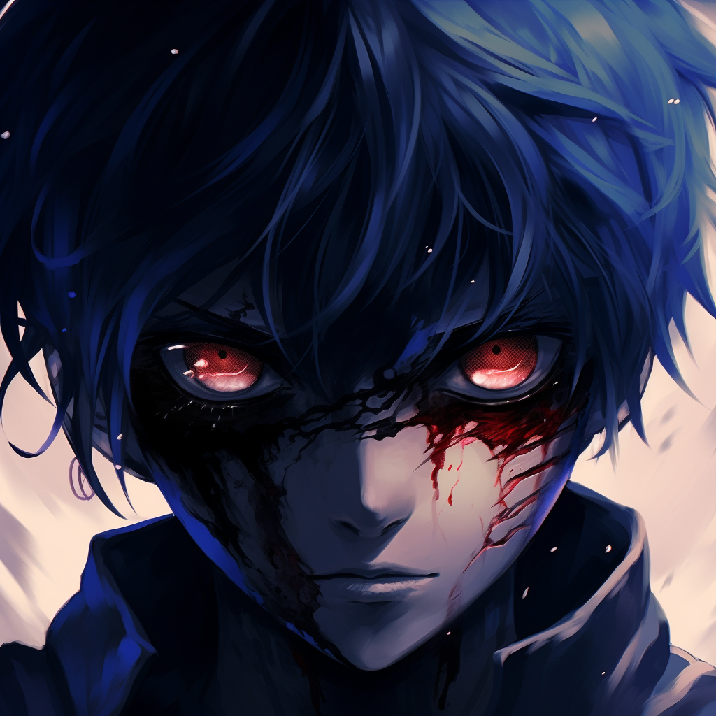 Gojo's Hollow Purple technique, with detailed effects and cool tones. cool anime pfp for boysHD, free download