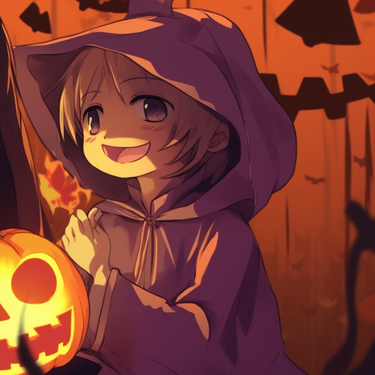 Two characters, zombie theme, cool tones, with comically horrified expressions. animated halloween-themed anime pfp gifs pfp for discord.