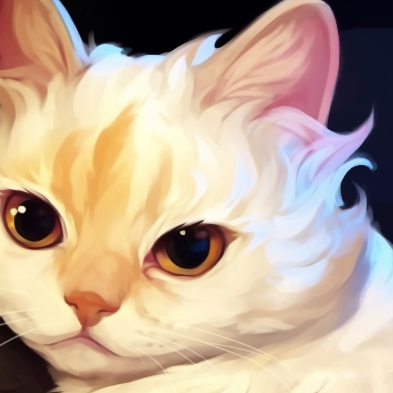 Two cat characters with cosmic decorations, bright stars and galaxy motifs. popular matching pfp cat trends pfp for discord.