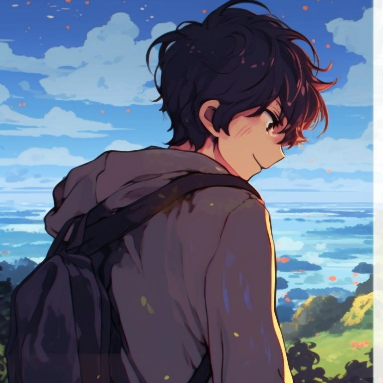 Two characters, soft sepia tonalities and vintage clothing, sharing a dialogue. anime pfp matching with unique style pfp for discord.