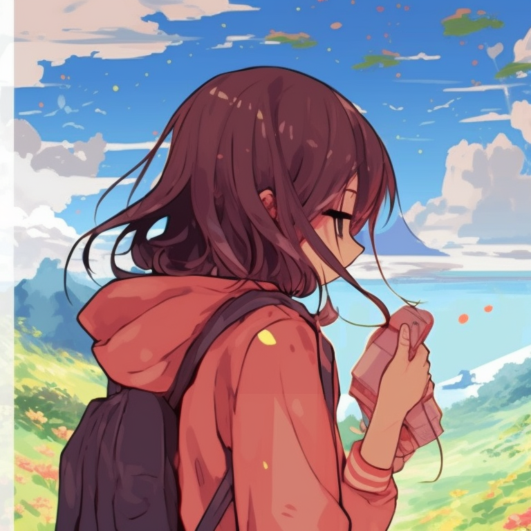 Two characters, soft sepia tonalities and vintage clothing, sharing a dialogue. anime pfp matching with unique style pfp for discord.