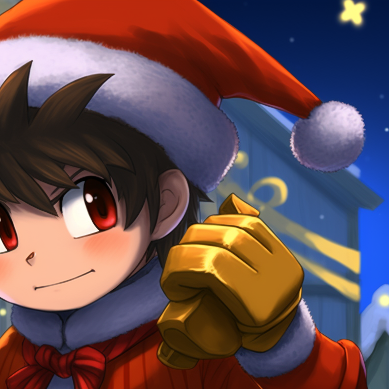 Two characters in matching winter outfits, detailed embroidery and cool tones. loved matching christmas sonic pfp pfp for discord.