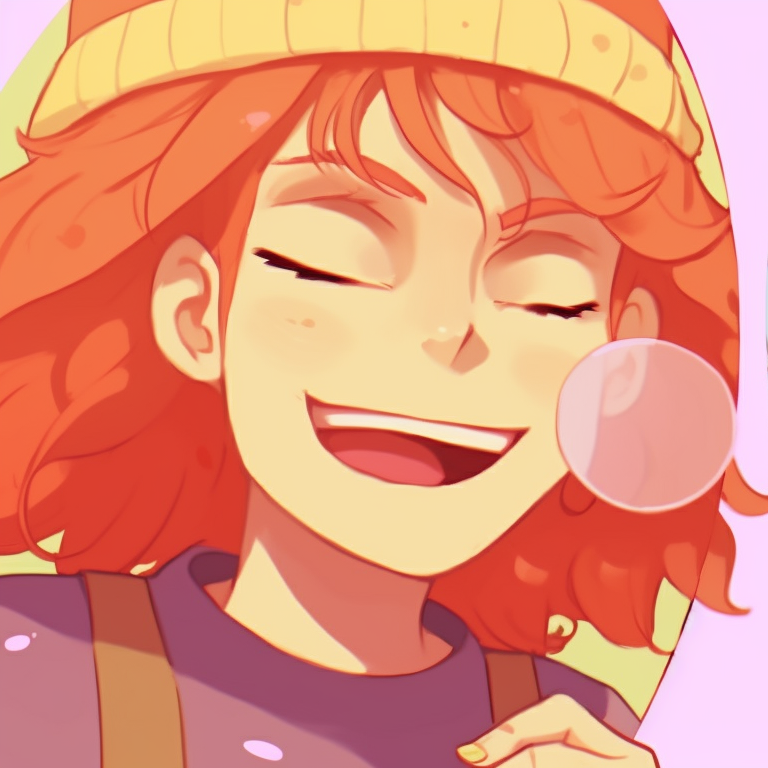 Two characters in jester outfits, bold shapes and pop of vibrant colors funny matching pfp designed for friends pfp for discord.