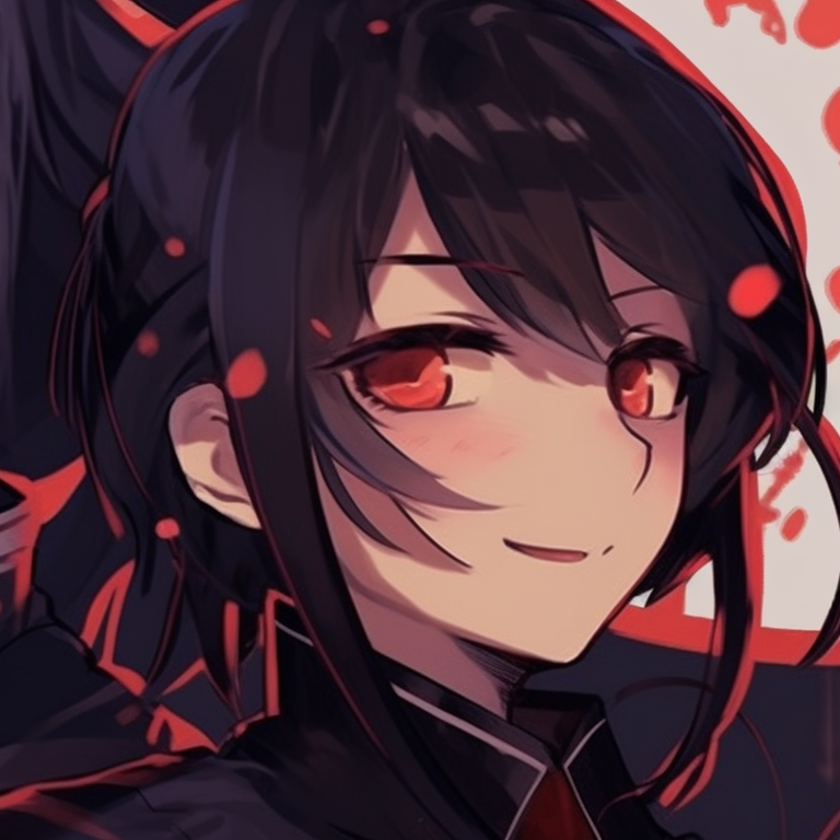 Two characters in samurai outfits, vibrant colors and intense expressions. anime themed pfps for 2 pals pfp for discord.