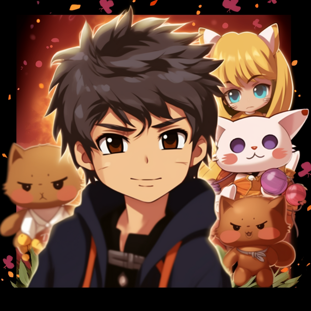 Cute anime meme character with oversized eyes and vibrant coloring. anime meme pfp of cutest characters pfp for discord.