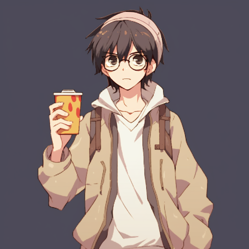 Close-up of Shōnen's emotional expression, attention to the reflective eyes and character-specific details. sophisticated animated pfp