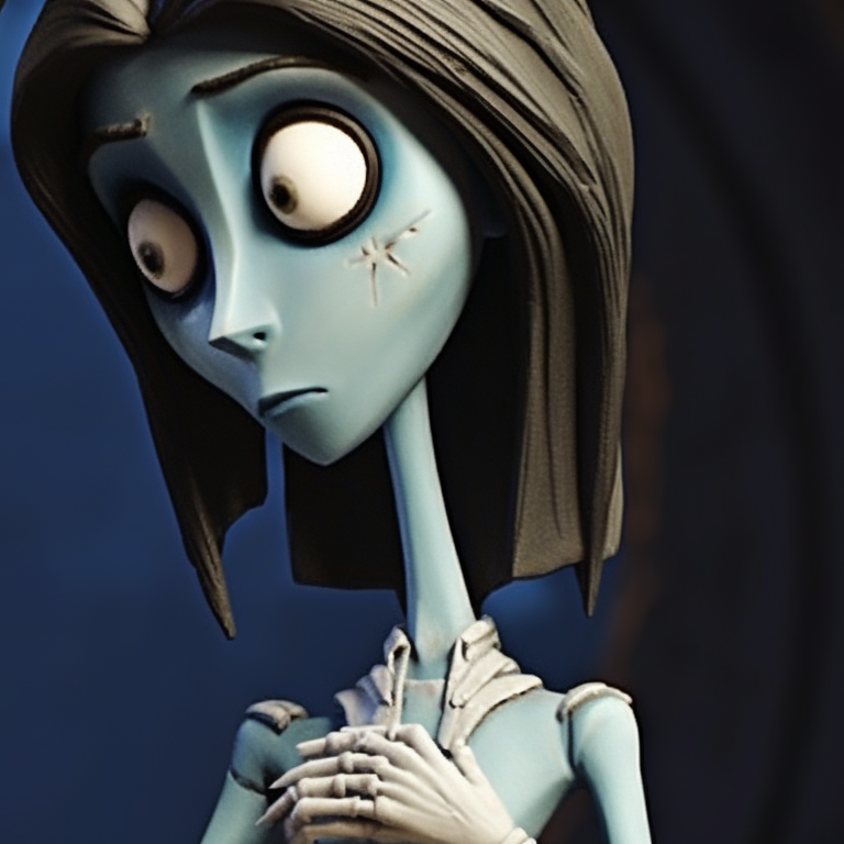 Two characters, corpse bride and groom, adorning their wedding attires, marked with Burton’s distinctive exaggerated and elongated features. burton's corpse bride matching pfp pfp for discord.
