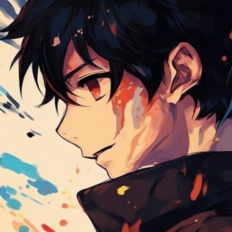 Naruto and Sasuke, contrasting auras, dynamic lines and stark expressions. matching pfp ideas pfp for discord.