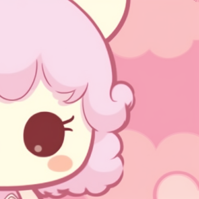 Two cute Sanrio characters, heartwarming expressions, perfect for a romantic matching pfp. sanrio classic matching pfp pfp for discord.
