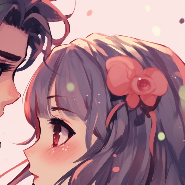 Two characters, urban casual attire and cool colors, looking off into the distance. pfp matching non-anime couples pfp for discord.