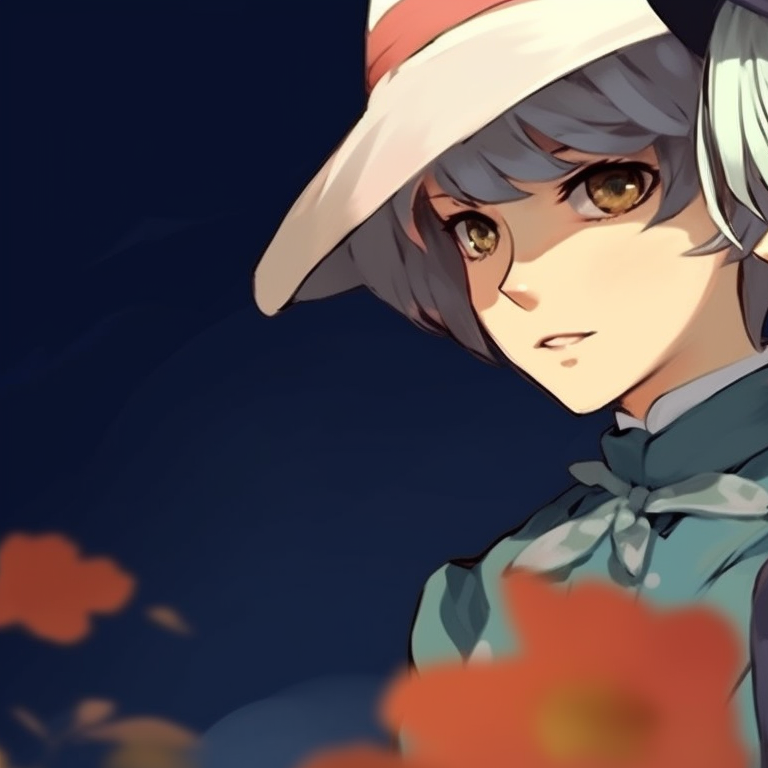 Howl and Sophie in Victorian dresses, rich details with masquerade masks. howl's moving castle halloween matching pfp ideas pfp for discord.