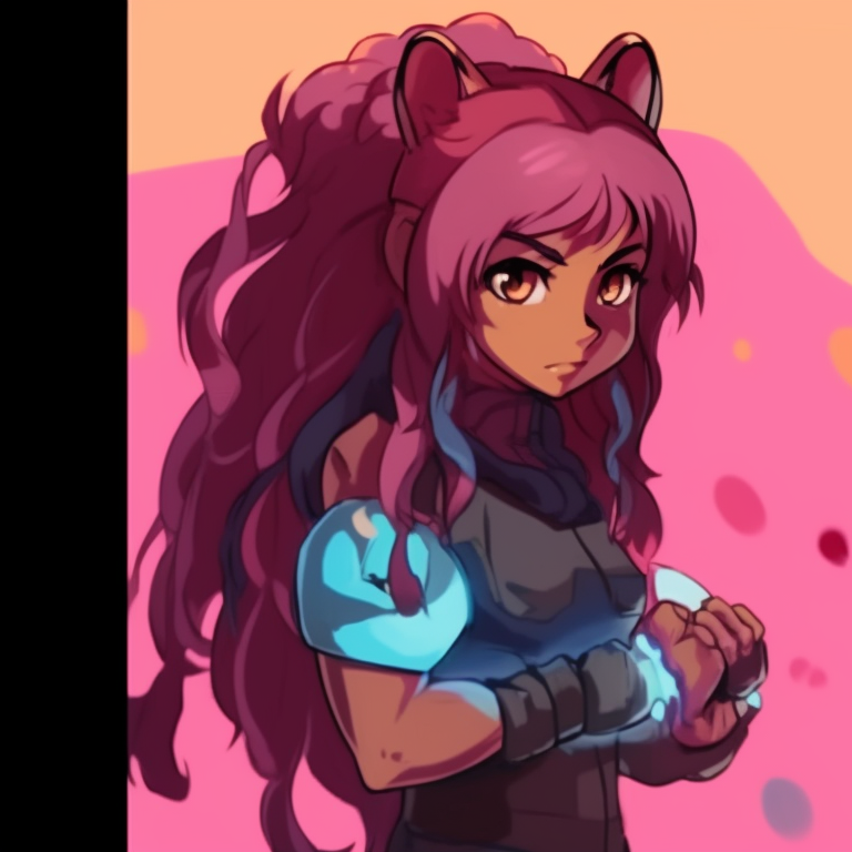 Two characters in a face-off, contrasting auras, dramatic shadows, and intense expressions. innovative pfp cartoons for matching styles pfp for discord.