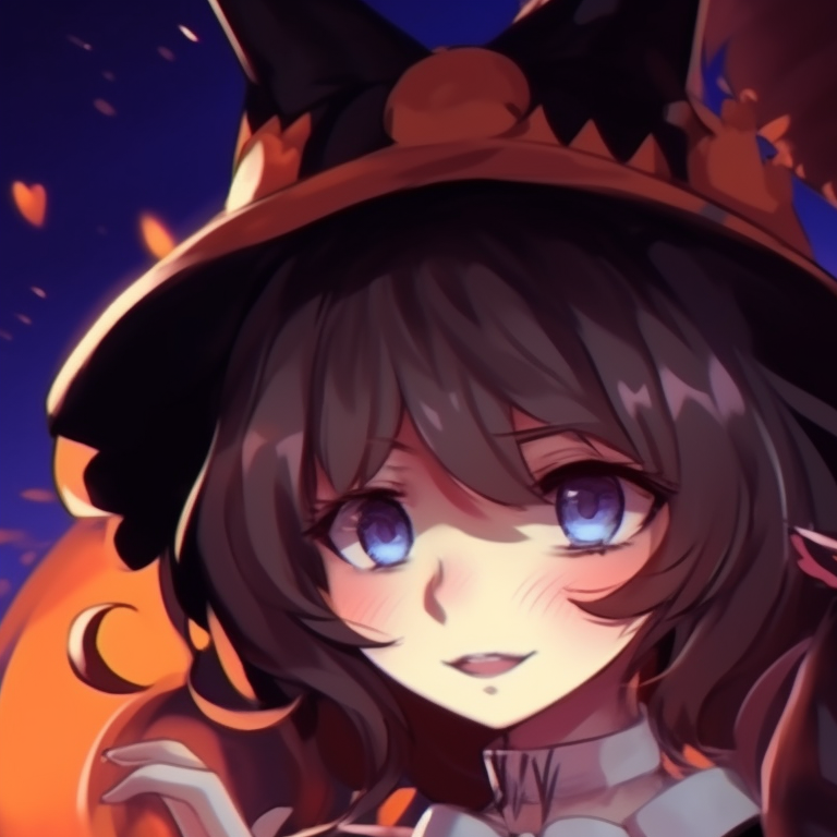 Two characters wearing ghost outfits, contrasting black and white coloring, hovering pose. unique matching pfp for discord halloween theme pfp for discord.