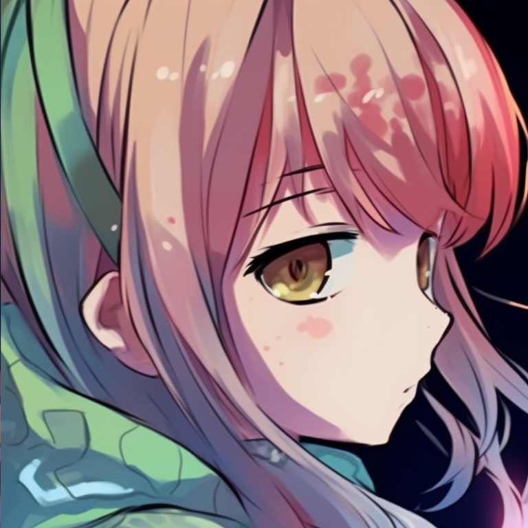 Natsu and Lucy, matching outfits, warm color palette and playful expressions. matching pfp ideas pfp for discord.