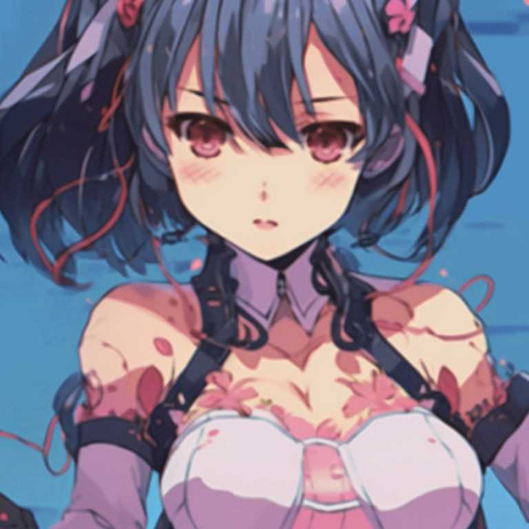 Two characters underwater, intimate proximity, radiating love. cool matching gif pfp pfp for discord.