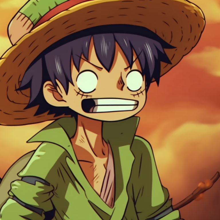 Luffy and Zoro, Halloween costumes, muted color palette and textured shading. luffy and zoro matching pfp halloween theme ideas pfp for discord.