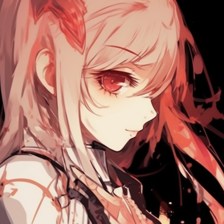 Three characters, a color scheme tying them together, diverse expressions. awesome anime matching pfp ideas for friends pfp for discord.