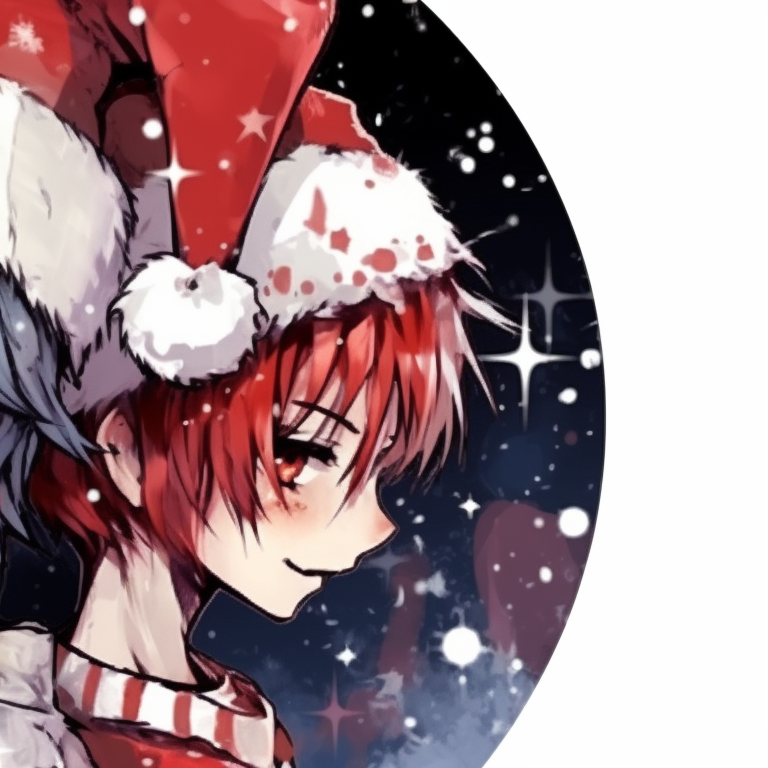 Two characters, white hair like two splattered snowflakes, donning punk jackets with holiday-inspired patches. grunge trend matching christmas pfp punk pfp for discord.