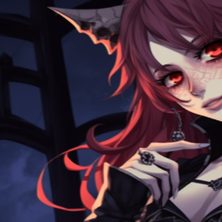 Two characters styled as Frankenstein and his bride, earth tones, chunky style and exaggerated expressions. hot matching pfp halloween theme for couples pfp for discord.