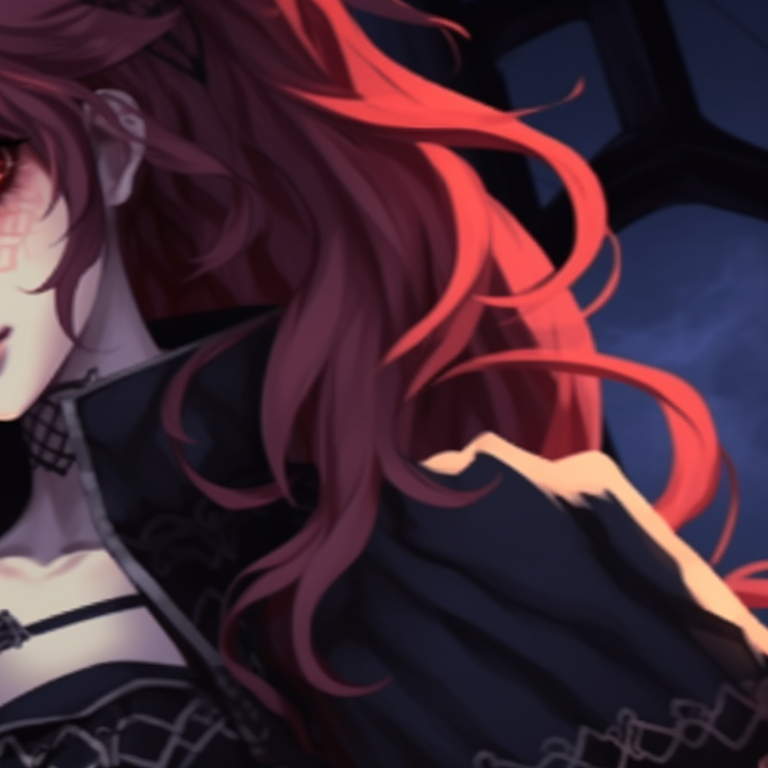 Two characters styled as Frankenstein and his bride, earth tones, chunky style and exaggerated expressions. hot matching pfp halloween theme for couples pfp for discord.