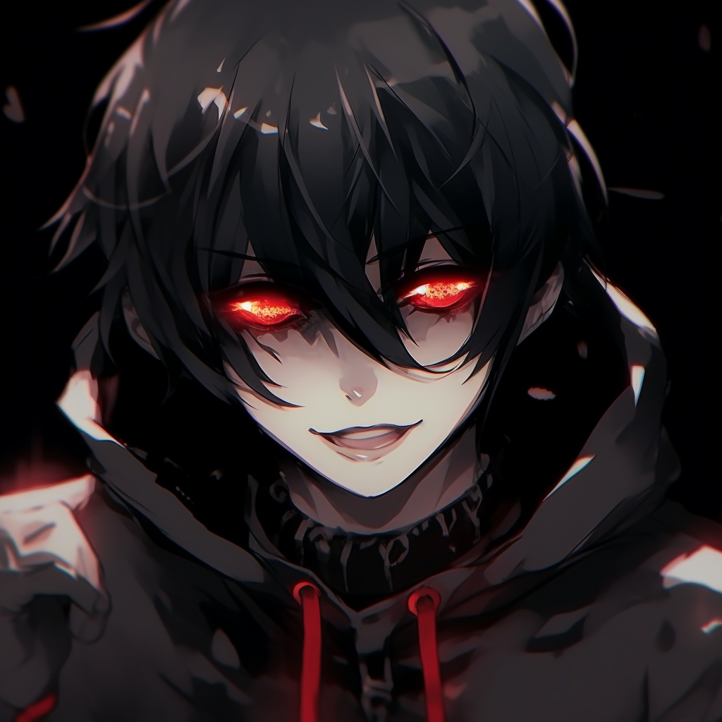 Kaneki with his red, ethereal Kagune activated. edgy pfp anime anime pfp