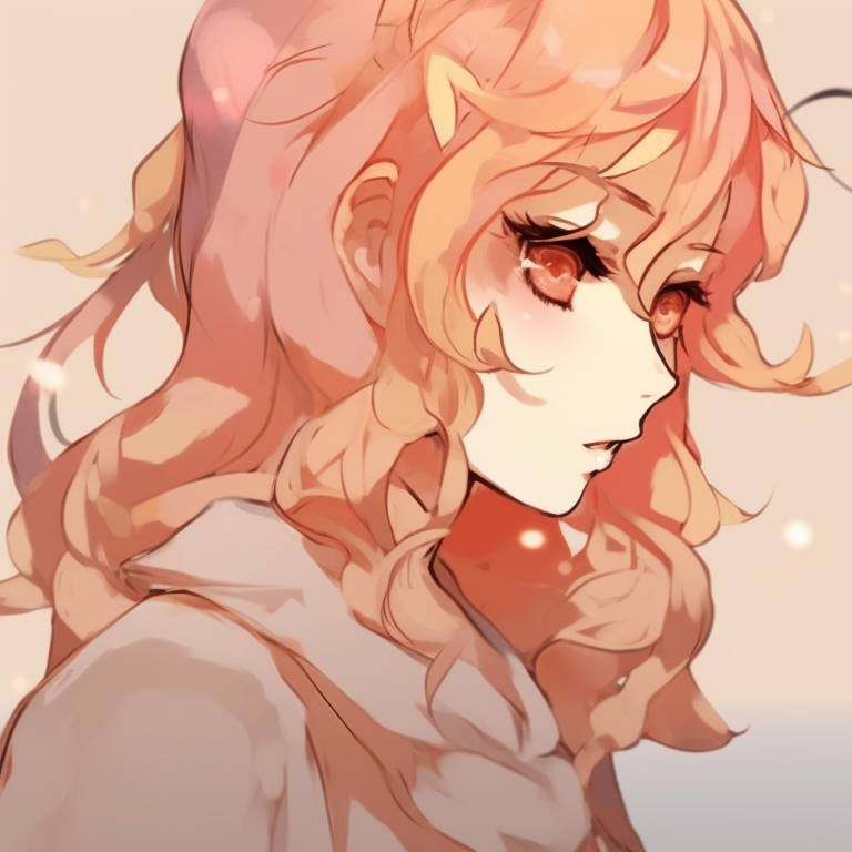 Two characters, spectrum color background, playful expressions and casual clothes. gender-neutral match pfp for friends pfp for discord.