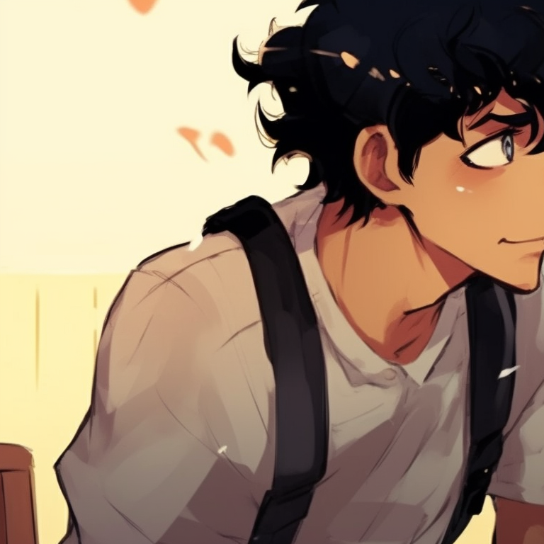 Three characters, soft sunrise colors and casual outfits, engaged in a conversation. blue lock matching pfp - trios pfp for discord.