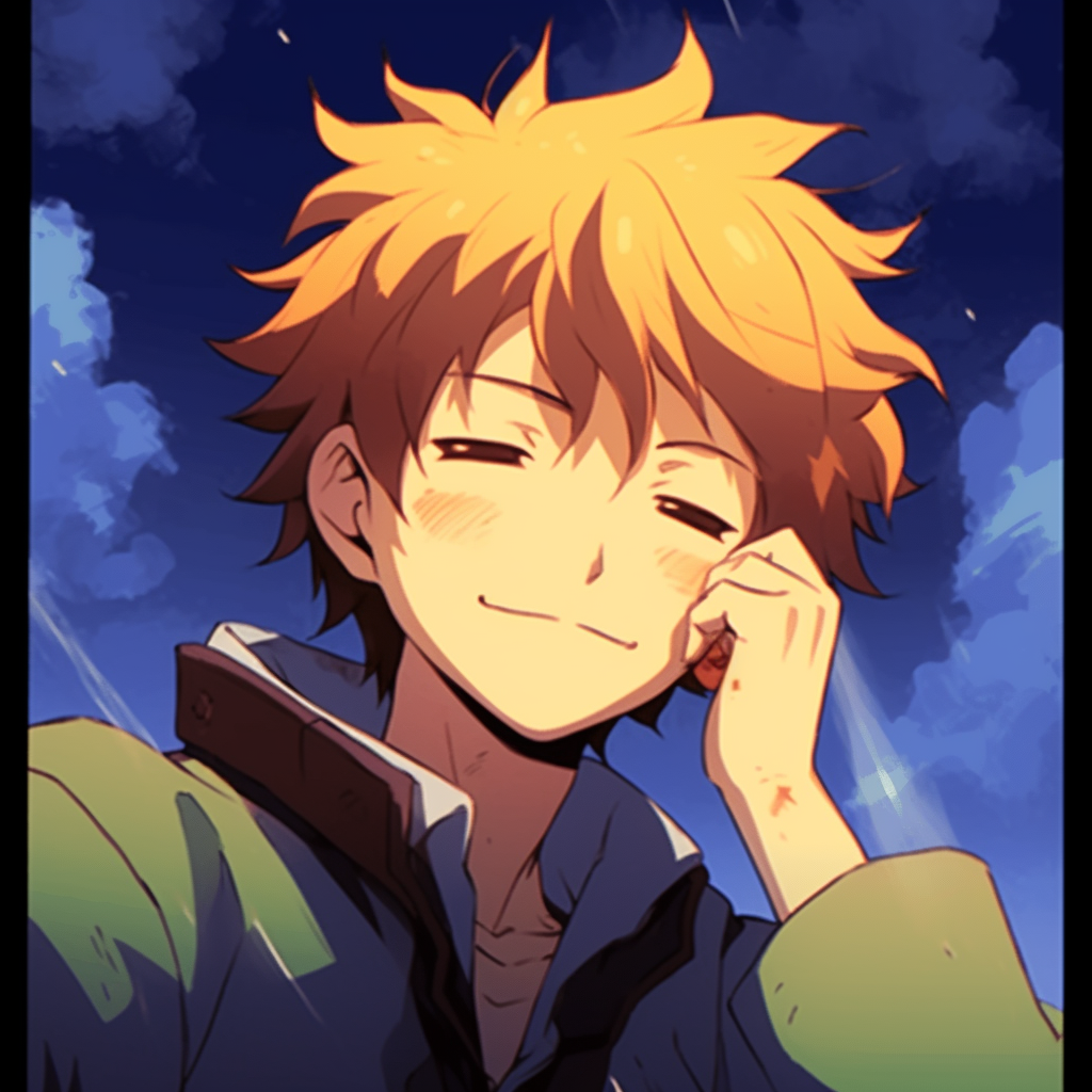 Naruto making a funny face, detailed facial expression and bold lines funny anime pfp gif collection