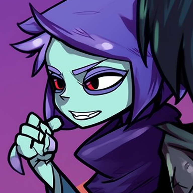 Beastboy and Raven under a full moon, costumes accented with glow effects, showcasing a beautiful balance between dark and light elements. icons of beastboy and raven in halloween costume pfp for discord.