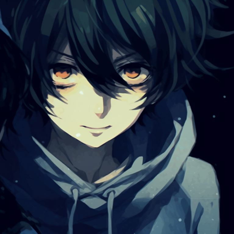 Two characters in a dynamic pose, saturated colors and blurred lines suggesting motion. secretive matching gif pfp pfp for discord.