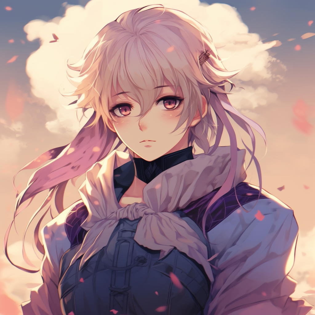 Violet with her typewriter, compelling composition with attention to detail. trending cool anime pfpHD, free download