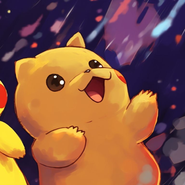 Two legendary Pokemon, detailed and dynamic poses with a background of cosmic vibes. pokemon matching pfp for everyone pfp for discord.