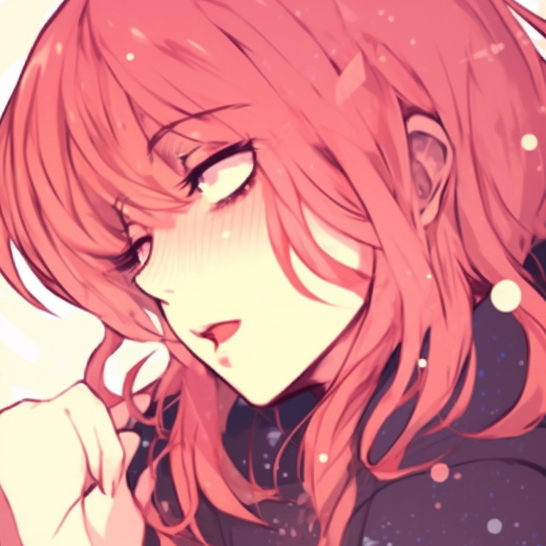 Two characters under a twilight sky, rich hues of purple and red, creating a captivating silhouette effect. iconic matching anime pfp for couples pfp for discord.