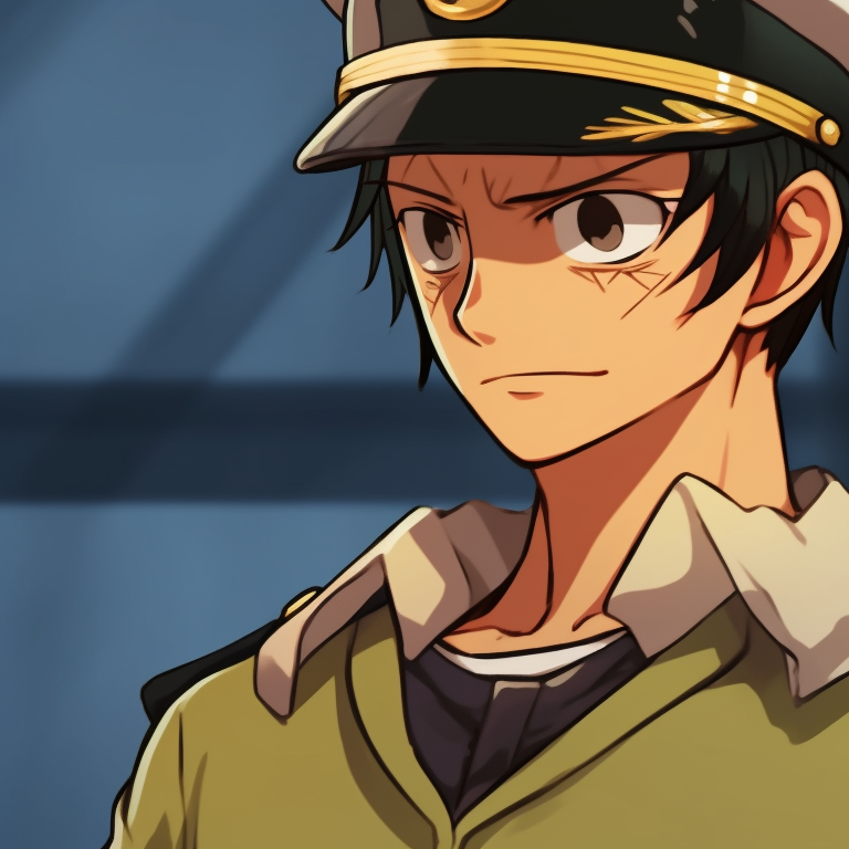 Two characters sharing a doomed romance, twilight colors and melancholic auras. one piece matching pfp trends pfp for discord.