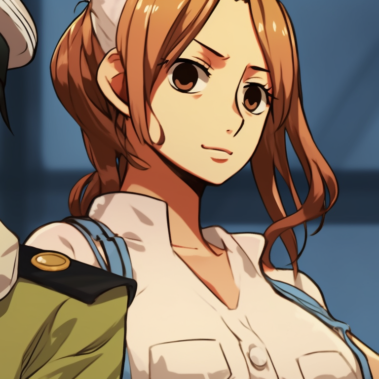 Two characters sharing a doomed romance, twilight colors and melancholic auras. one piece matching pfp trends pfp for discord.