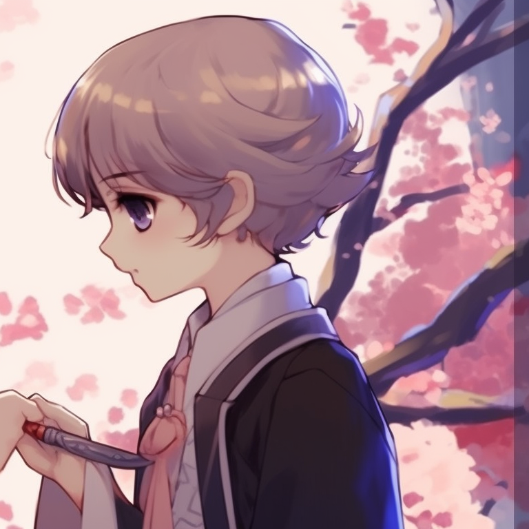 Two characters, holding hands, against a twilight sky with sparkling stars. girl x girl cute matching pfp pfp for discord.