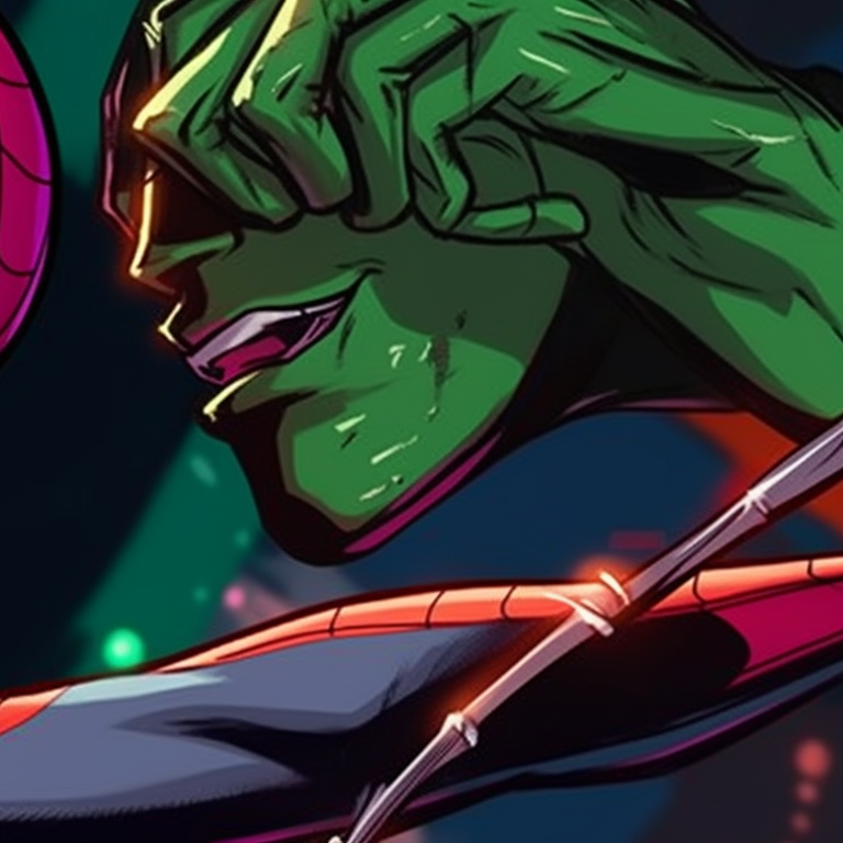 Spiderman and Venom under a twilight sky, displayed with bold lines and sharp colors. spiderman matching pfp comics pfp for discord.