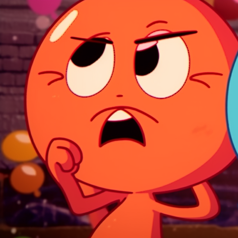 Gumball and Darwin face to face, their expressions playful and competitive. gumball and darwin match pfp pfp for discord.