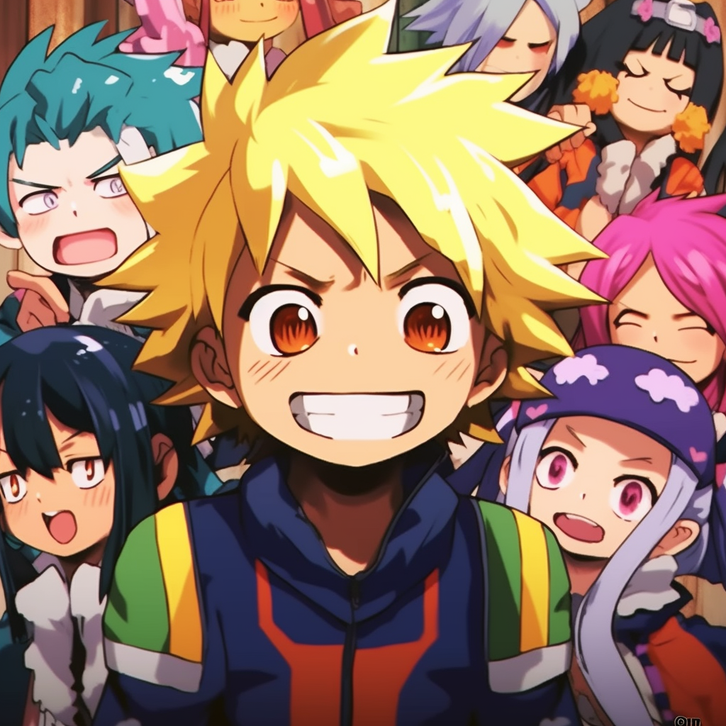 Poker face expression of Izuku Midoriya, noticeable for his blushed cheeks and gentle lines. finest anime meme pfp pfp for discord.