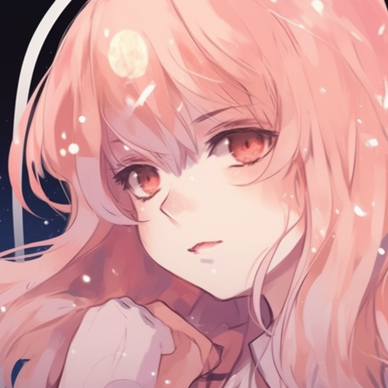 Two characters with glasses, strong line art and vibrant hues, mirroring each other's pose. matching pfp in anime style pfp for discord.