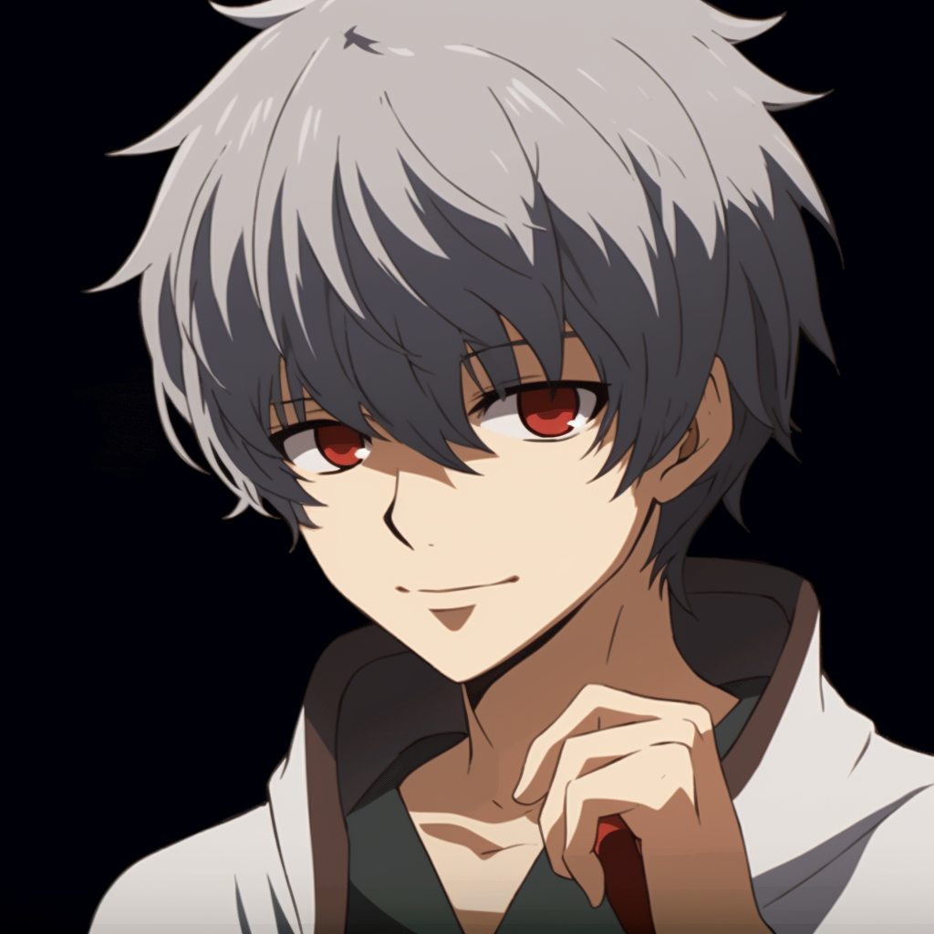 Close-up shot of Gintoki, clean lines and muted colors. top anime gif pfp themes HD, free download