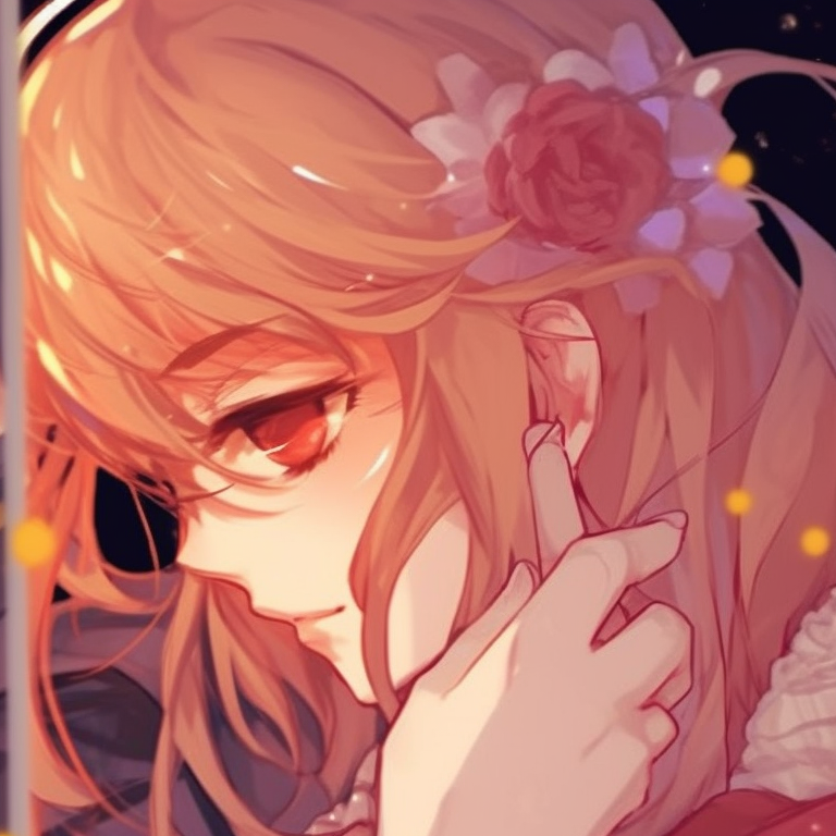 Two characters silhouetted against the moon, minimalistic design with monochrome palette. shojo anime matching pfp couple pfp for discord.