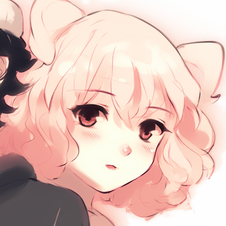 Two characters in a neon-lit environment, contrasting cool and warm-colored light sources. instagram cute matching pfp with aesthetic theme pfp for discord.