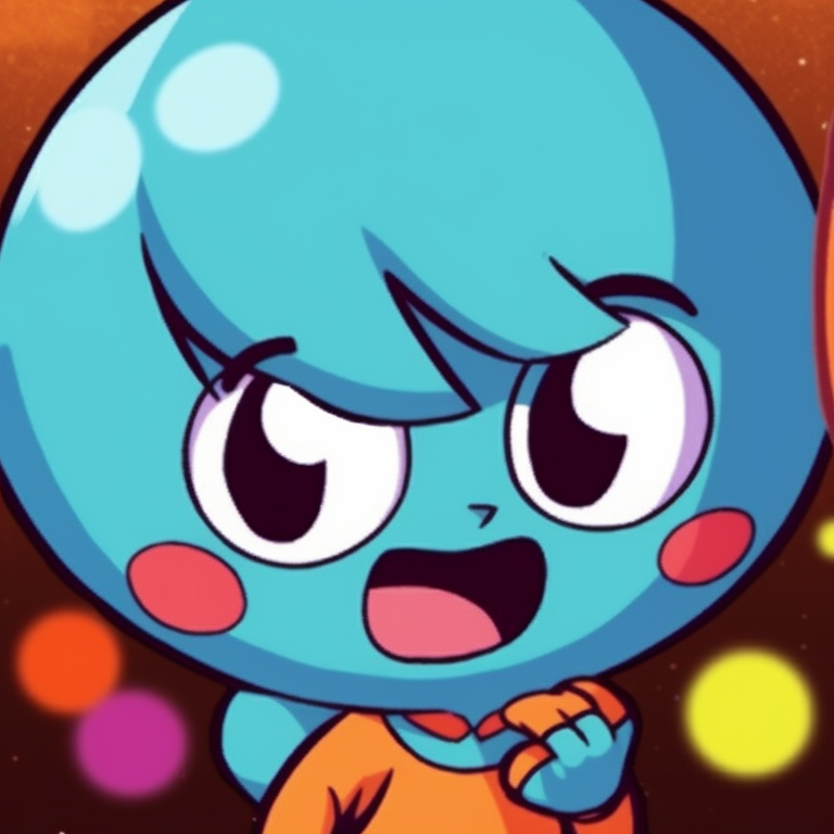 Gumball and Darwin in matching outfits, cheerful expressions, and colorful backdrop. gumball and darwin match pfp pfp for discord.
