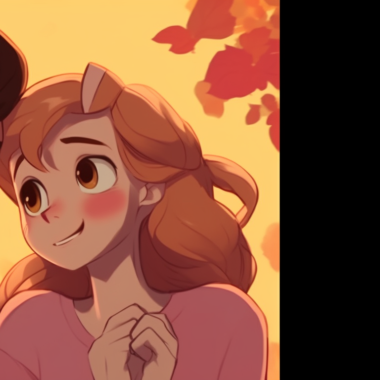 Two characters under a moon, cool tones, exchanging promise tokens. matching pfp for romantic cartoon couples pfp for discord.