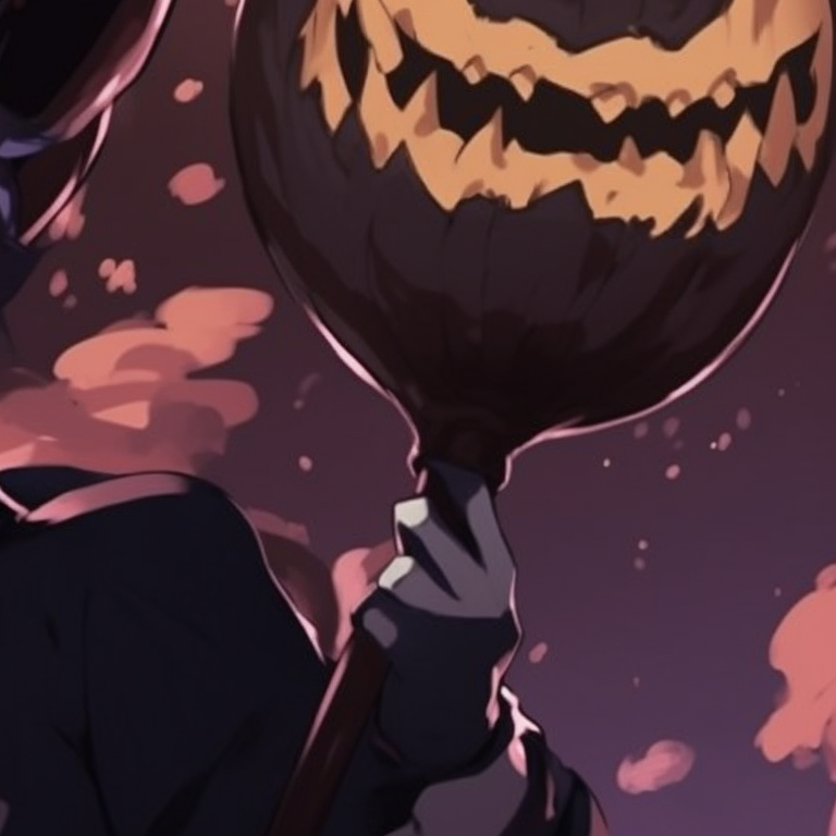 Characters in matching costumes, a grim air about them, standing guard under a lifeless tree. perfect matching aesthetic halloween pfp pfp for discord.