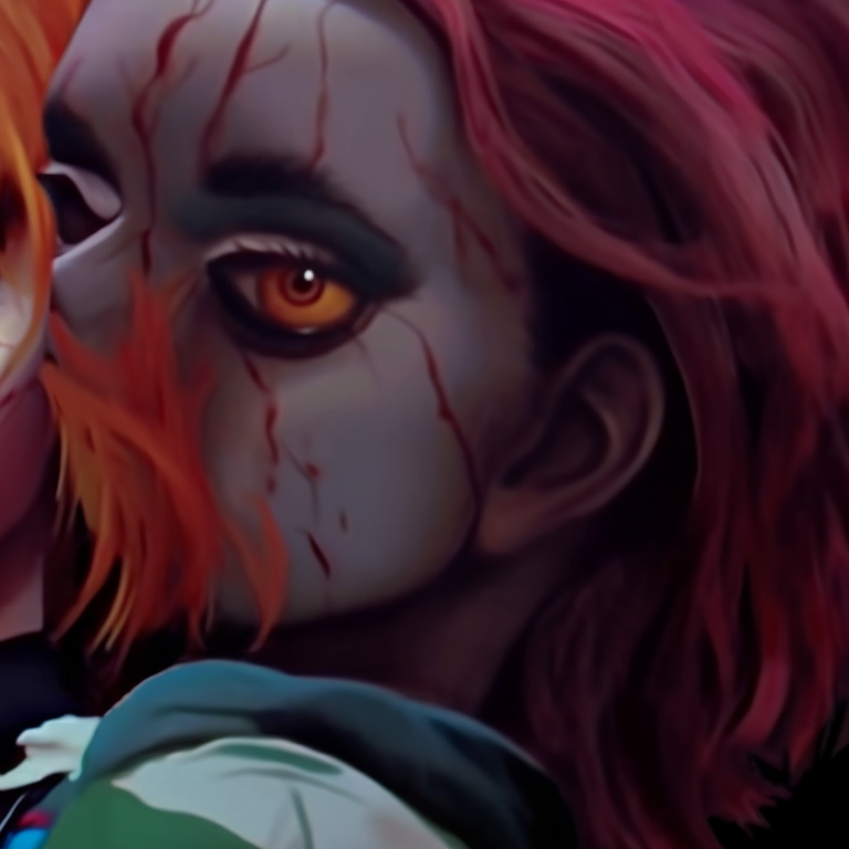 Chucky and Tiffany, clashing auras of love and hatred, with intricate character designs and detailed expressions. chucky and tiffany pfp ideas pfp for discord.