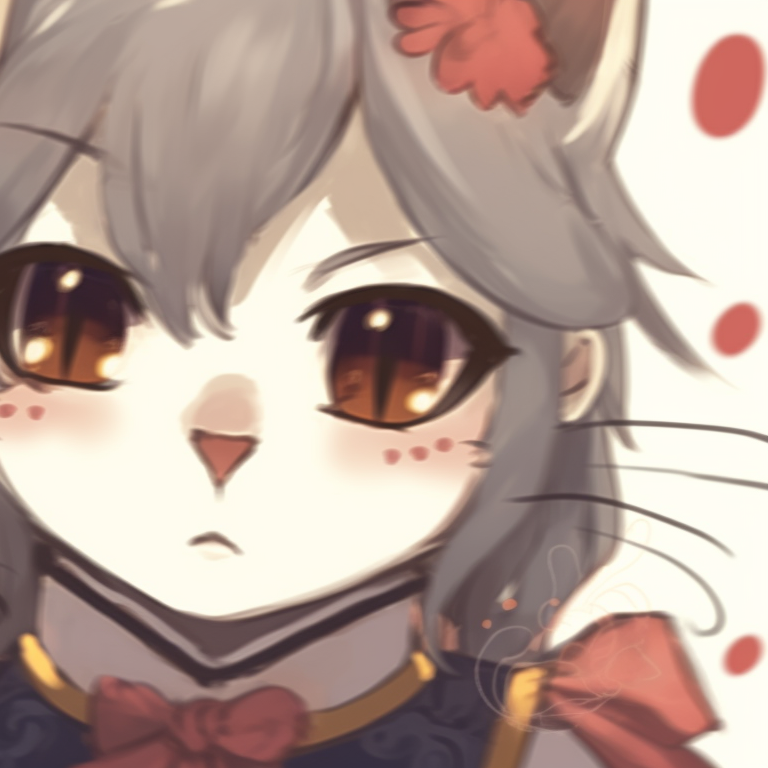 Two adorable characters in pastel colors, soft shading with cat ears and an overall kawaii demeanour. boy and girl cat matching pfp pfp for discord.